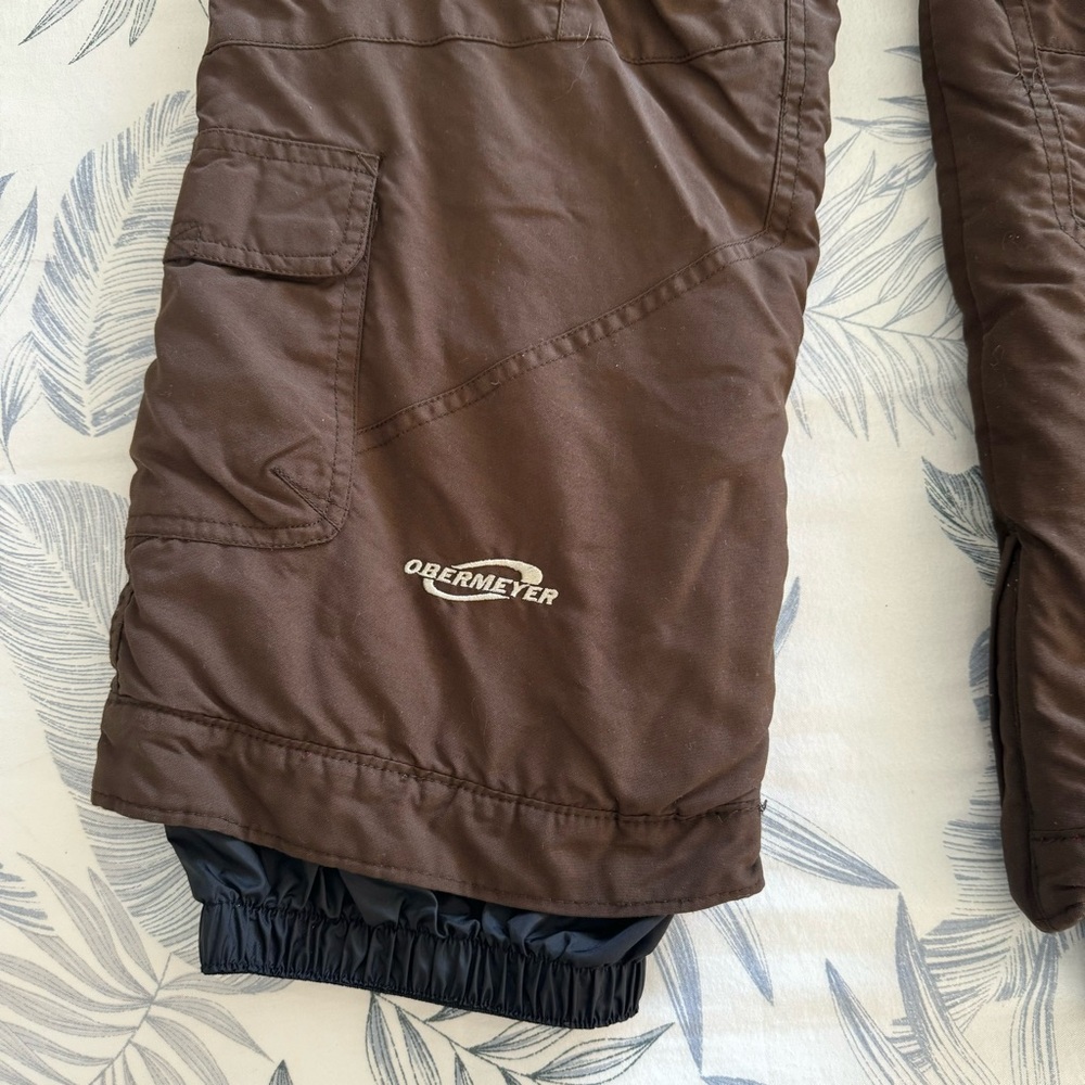 OBERMEYER ski pants nylon boys size 10 winter snowboarding - Picture 8 of 11